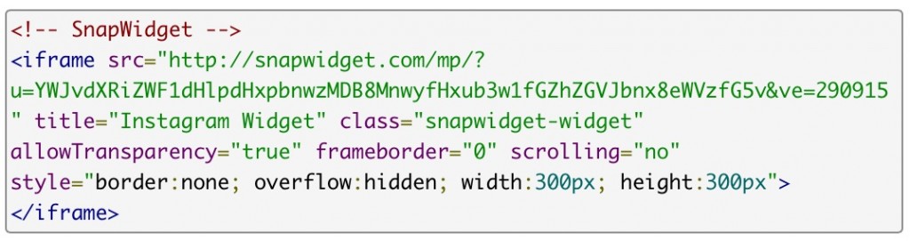 Snapwidget_Instagram_Widget_Get Widget