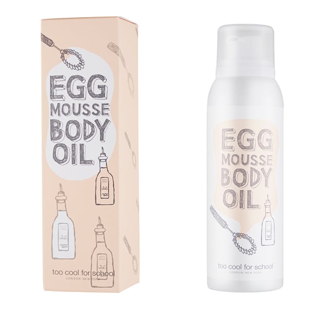 Egg mousse body oil della Egg Collection by Too Cool For School