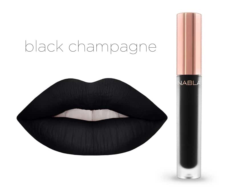 Black Champagne - Dreamy Matte Liquid Lipsticks, le nuove tinte labbra Nabla Cosmetics