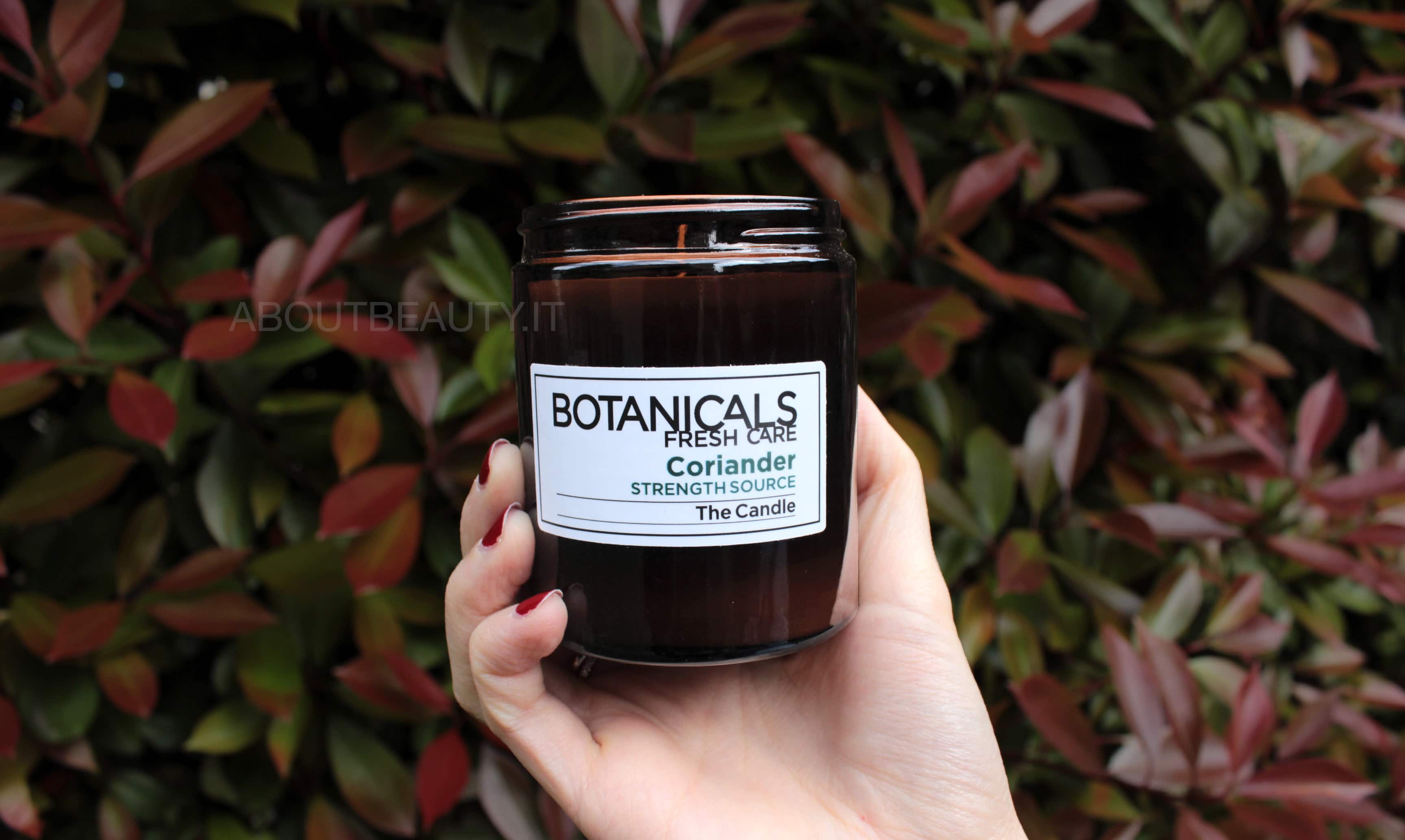 L'Oreal Botanicals Fresh Care, la linea al Cartamo per capelli secchi - La candela profumata al coriandolo
