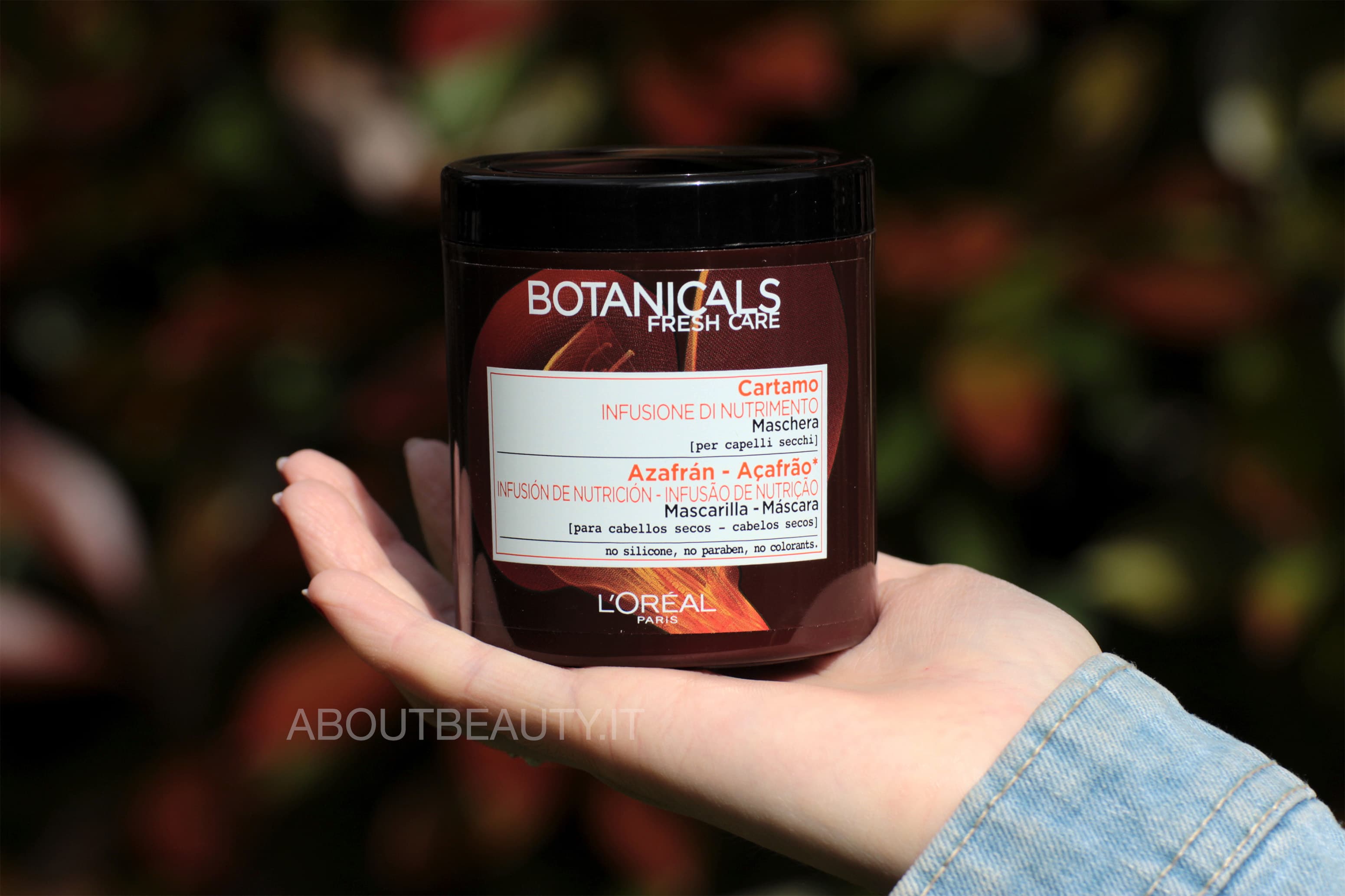 L'Oreal Botanicals Fresh Care, la linea al Cartamo per capelli secchi - Maschera nutriente
