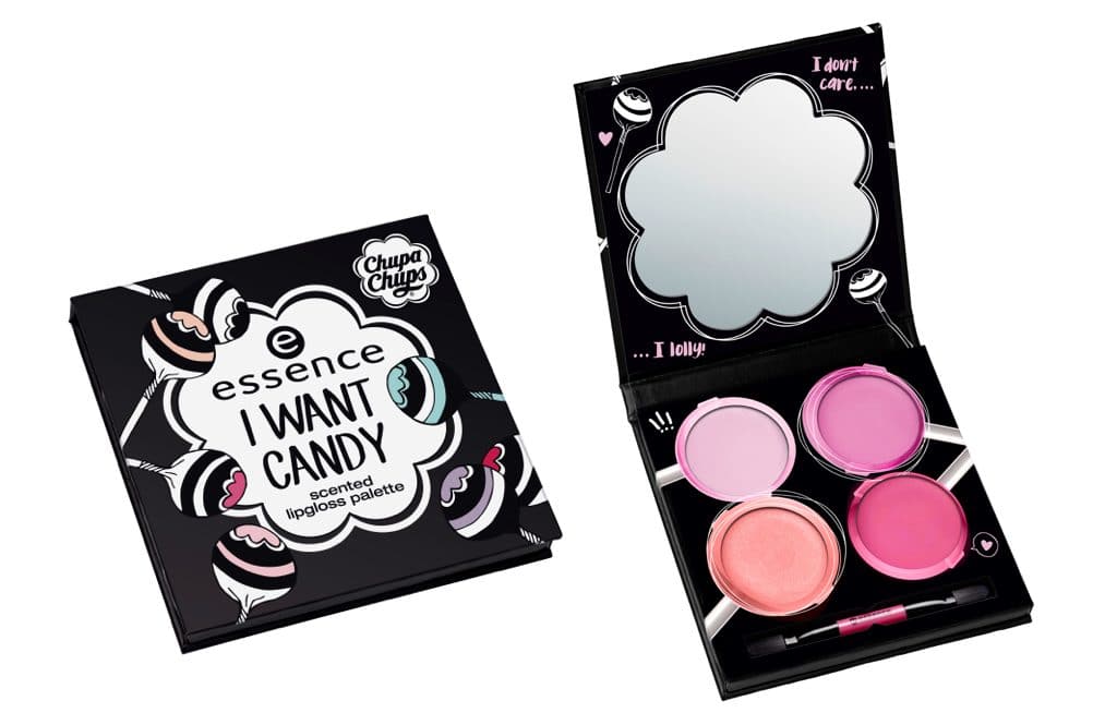 Essence I want candy: la palette di lucidalabbra profumati