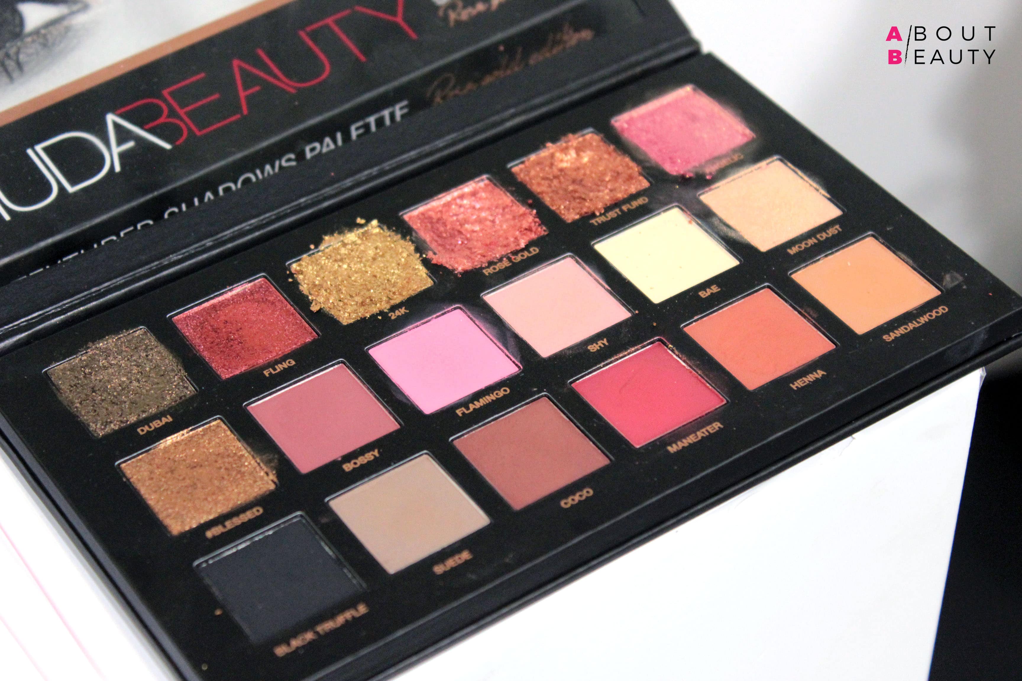 Huda Beauty arriva in Italia: tutti i prodotti presto disponibili da Sephora - Palette di ombretti Rose Gold Edition Eyeshadow Palette
