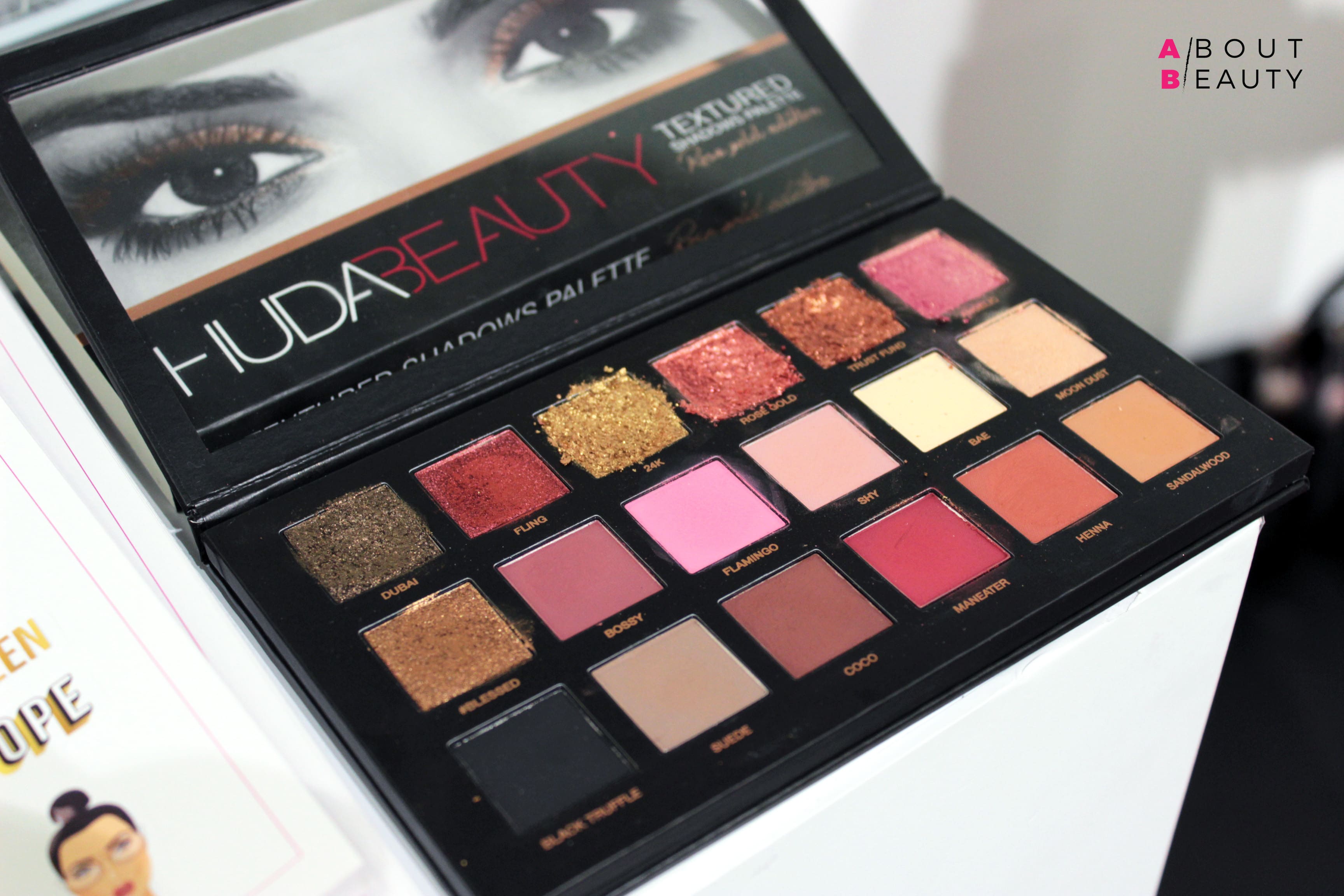 Huda Beauty arriva in Italia: tutti i prodotti presto disponibili da Sephora - Palette di ombretti Rose Gold Edition Eyeshadow Palette