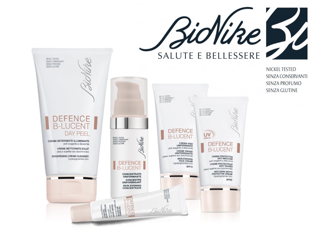 Defence B-LUCENT by BioNike: la linea skincare dedicata alle discromie del viso