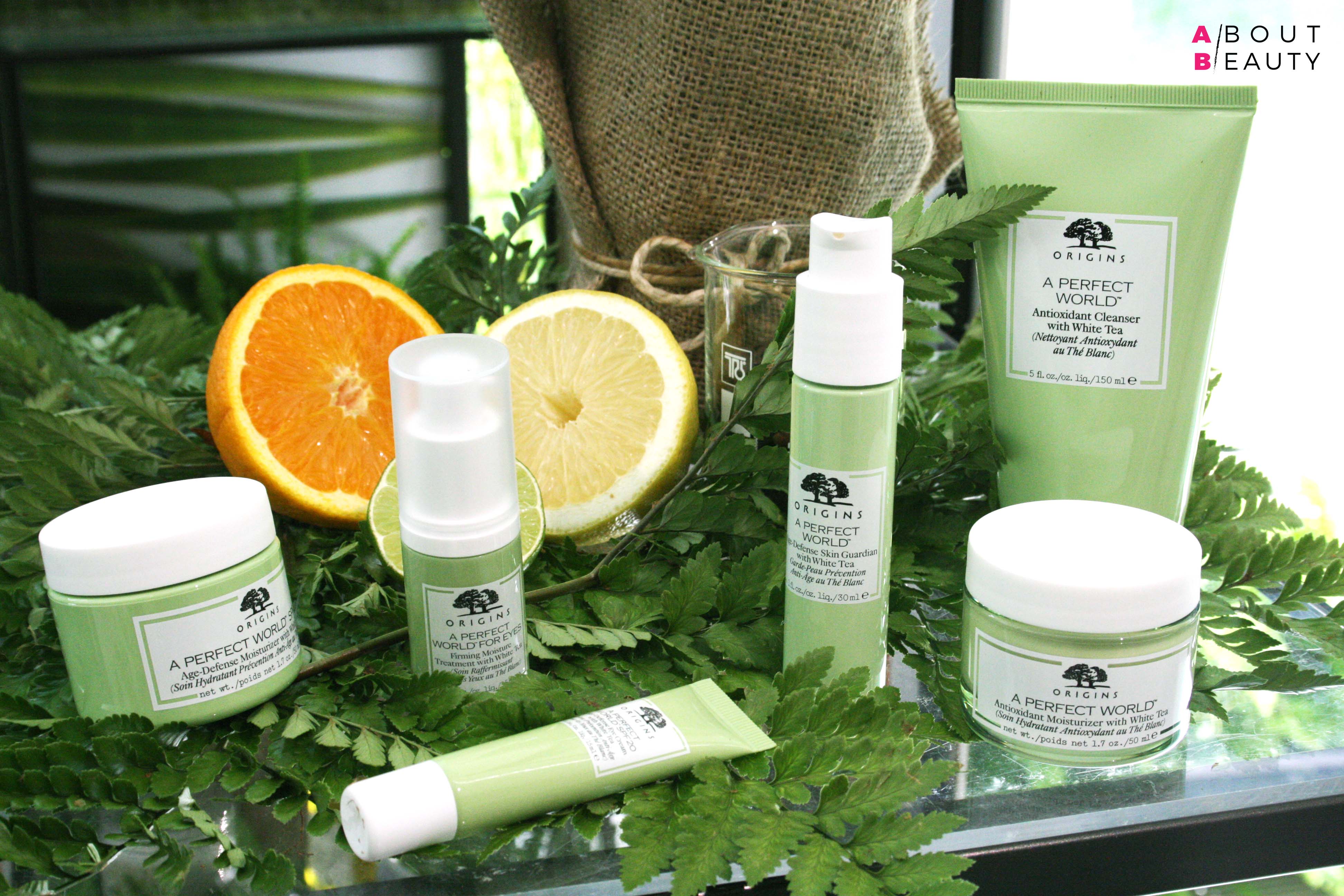 Origins arriva da Sephora con le sue linee skincare naturali: tutte le info foto e prezzi - Linea A Perfect World