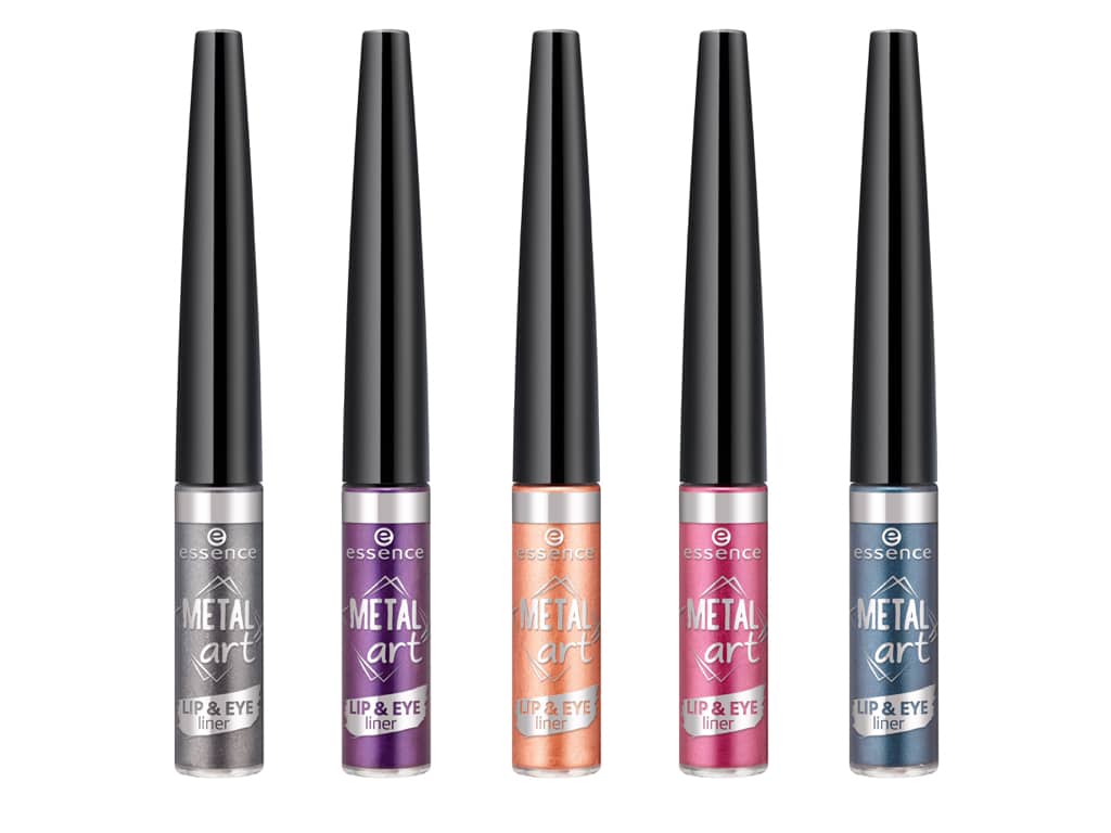 Essence autunno-inverno 2017: Metal Art Eyeliner occhi e contorno labbra