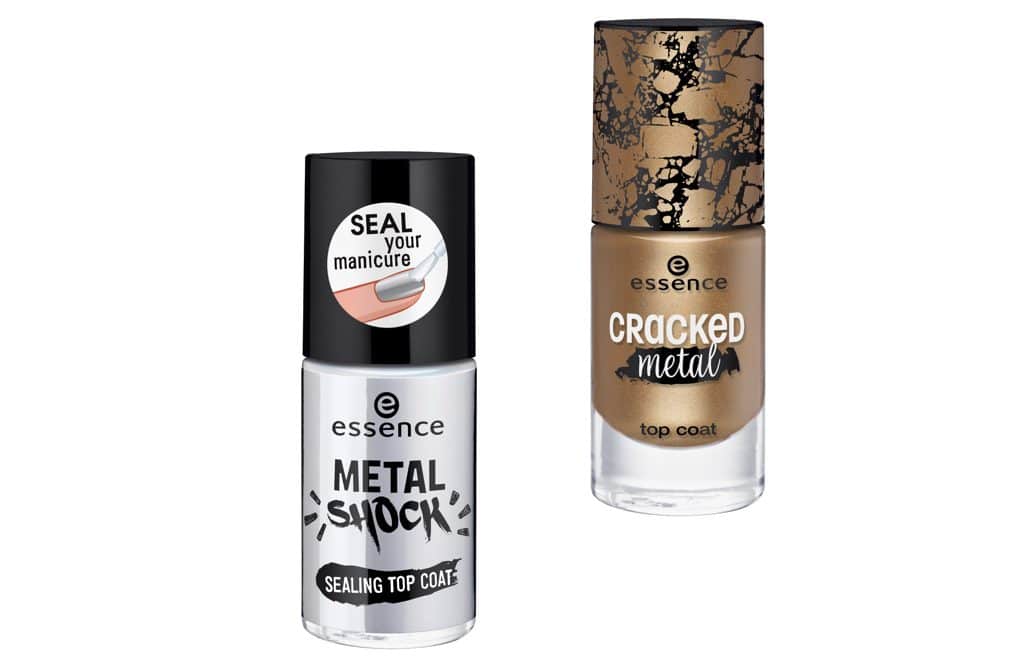 Essence autunno-inverno 2017: Metal Shock e Cracked Metal