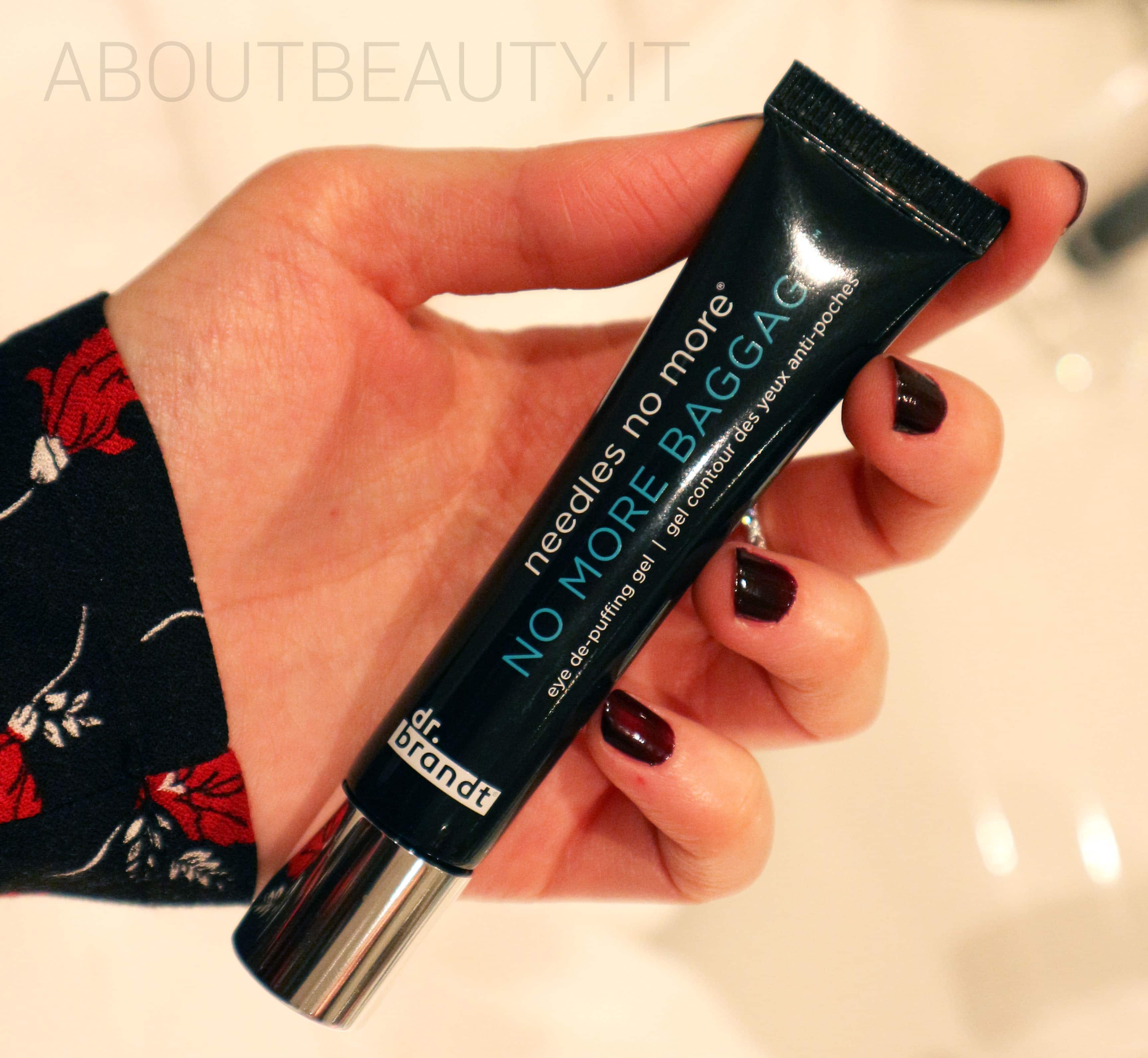 Dr. Brandt No More Baggage, il gel contorno occhi che cancella borse e occhiaie - Review, recensione, info, prezzo, dove acquistare
