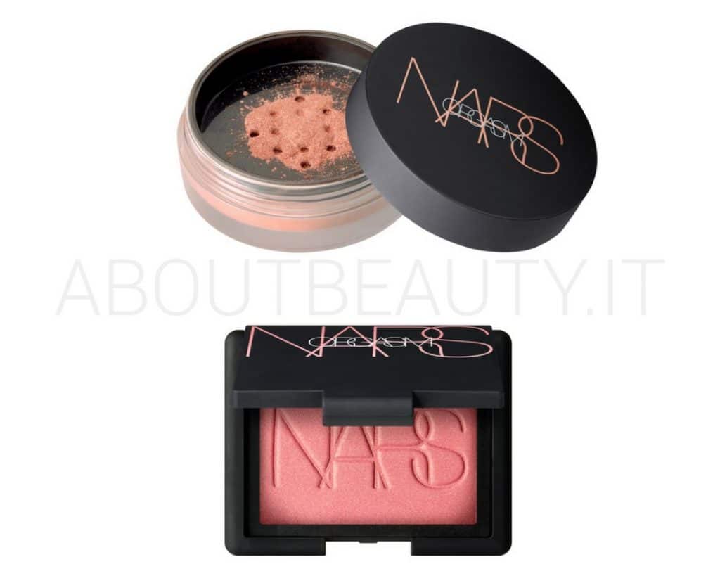 About Beauty Novità Nars Summer Estate 2018 viso - Review, recensione, opinioni, info, prezzo, data di uscita, dove acquistare, swatch - Cipria Orgasm Illuminating Loose Powder e Orgasm Blush in formato oversize maxi