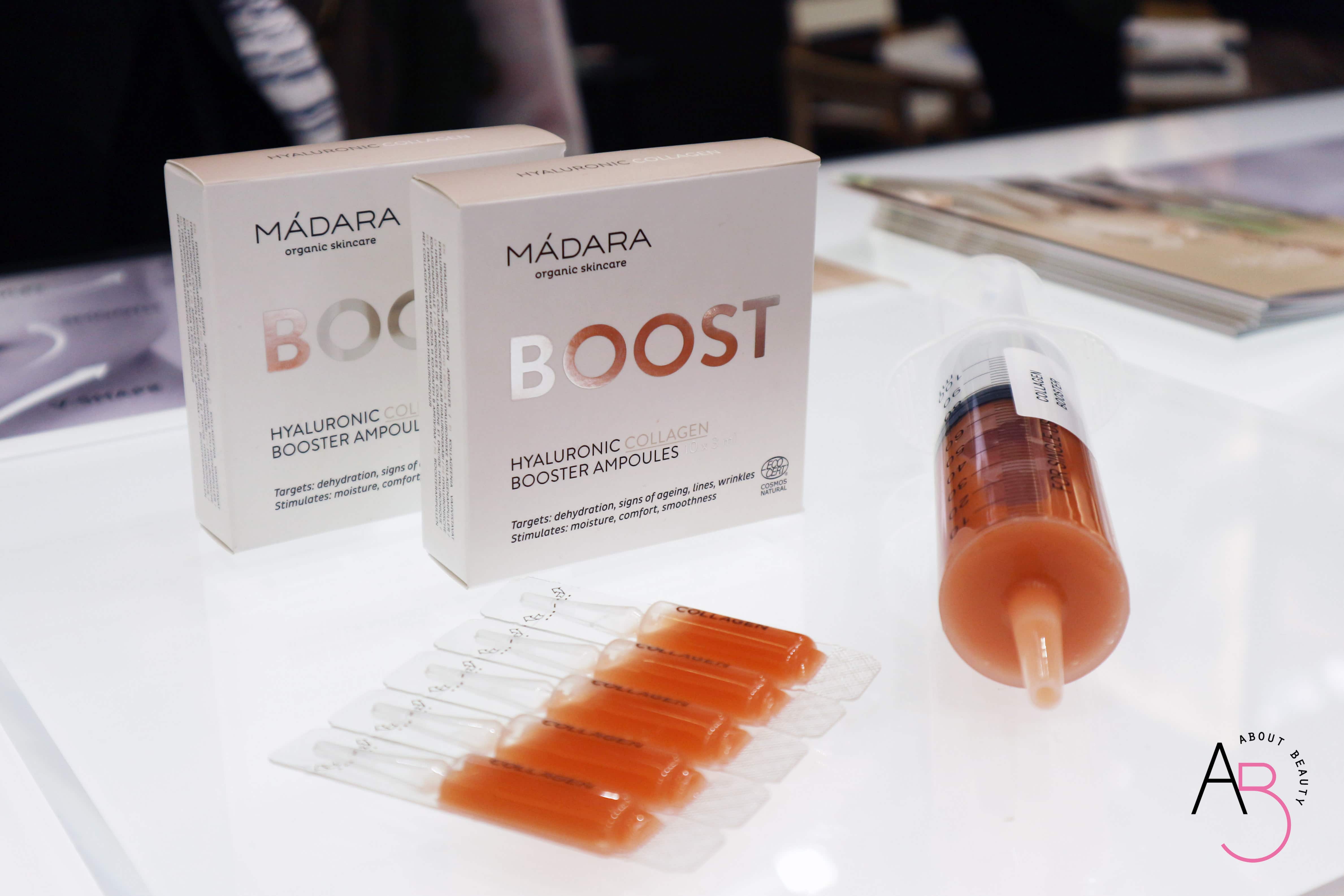 Pillole dal Cosmoprof #2 - Madara e Lavera - Madara Boost Hyaluronic Collagen review, recensione, info, prezzo, dove acquistare