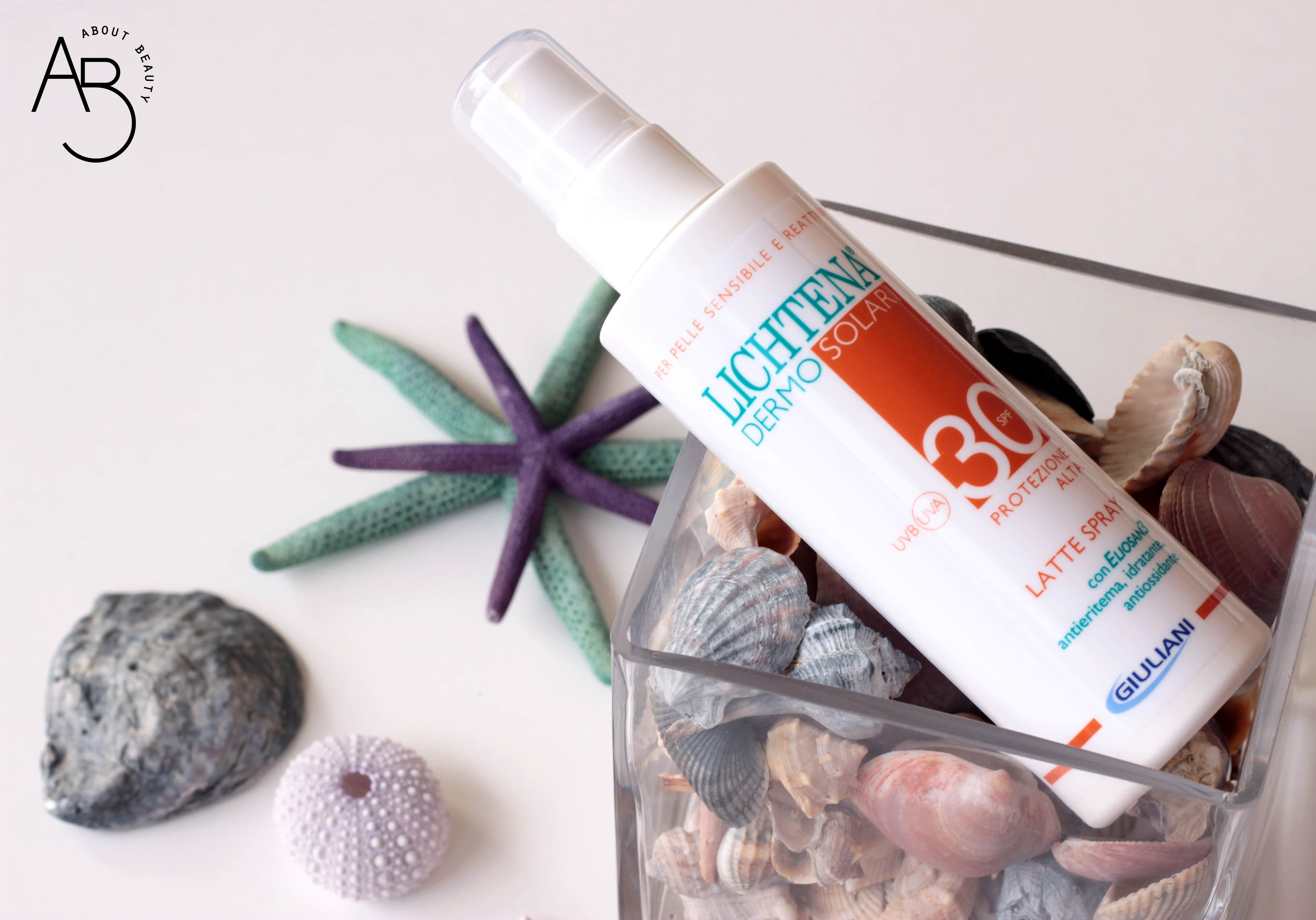 Lichtena® Dermosolari Latte Spray SPF 30 - Recensione, review, opinioni, info, prezzo, dove acquistare