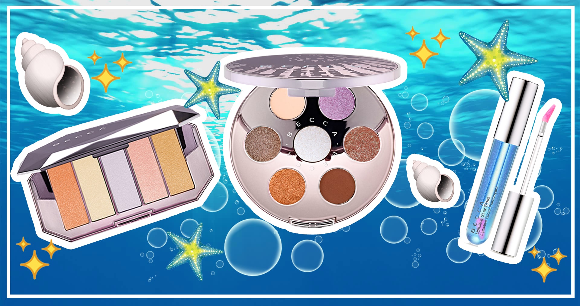 Becca Ocean Jewels, la nuova collezione trucco ispirata all’oceano