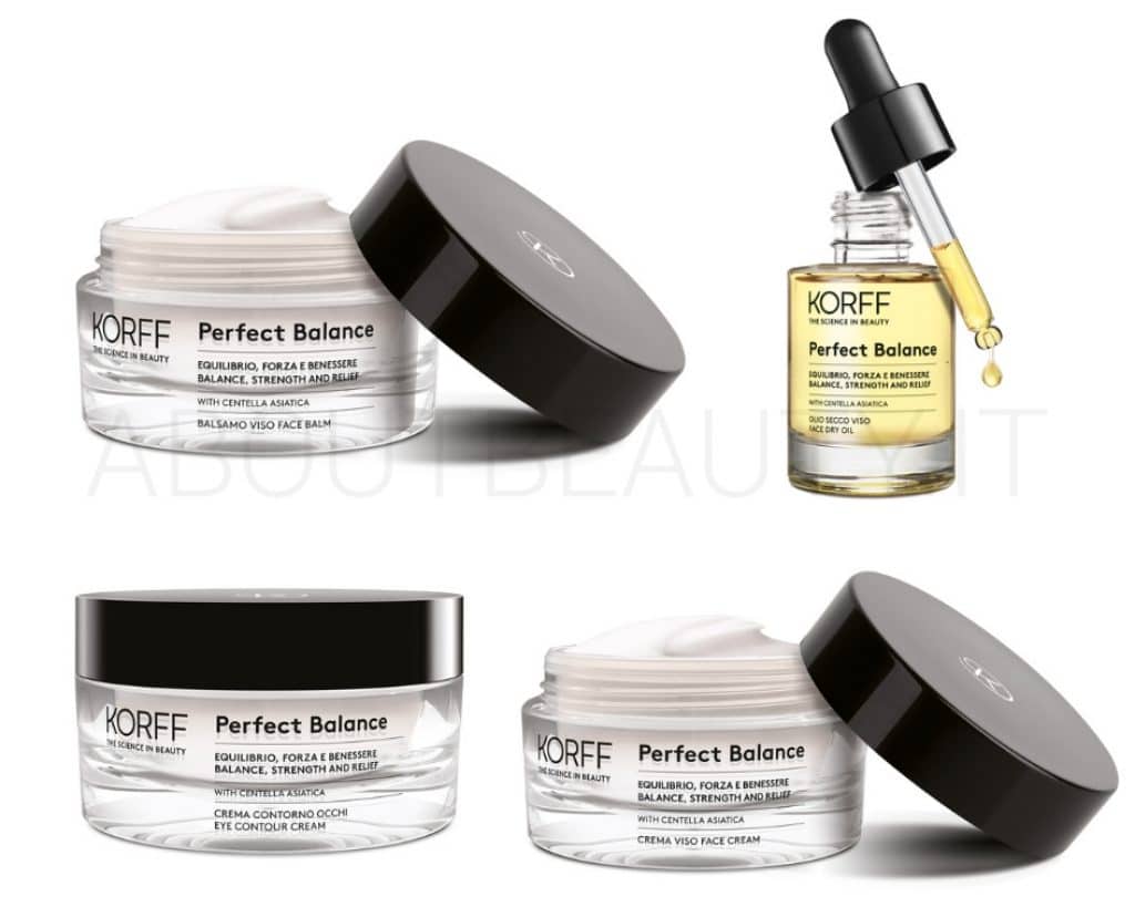 About Beauty Novita autunno 2018 di Korff Linea Perfect Balance