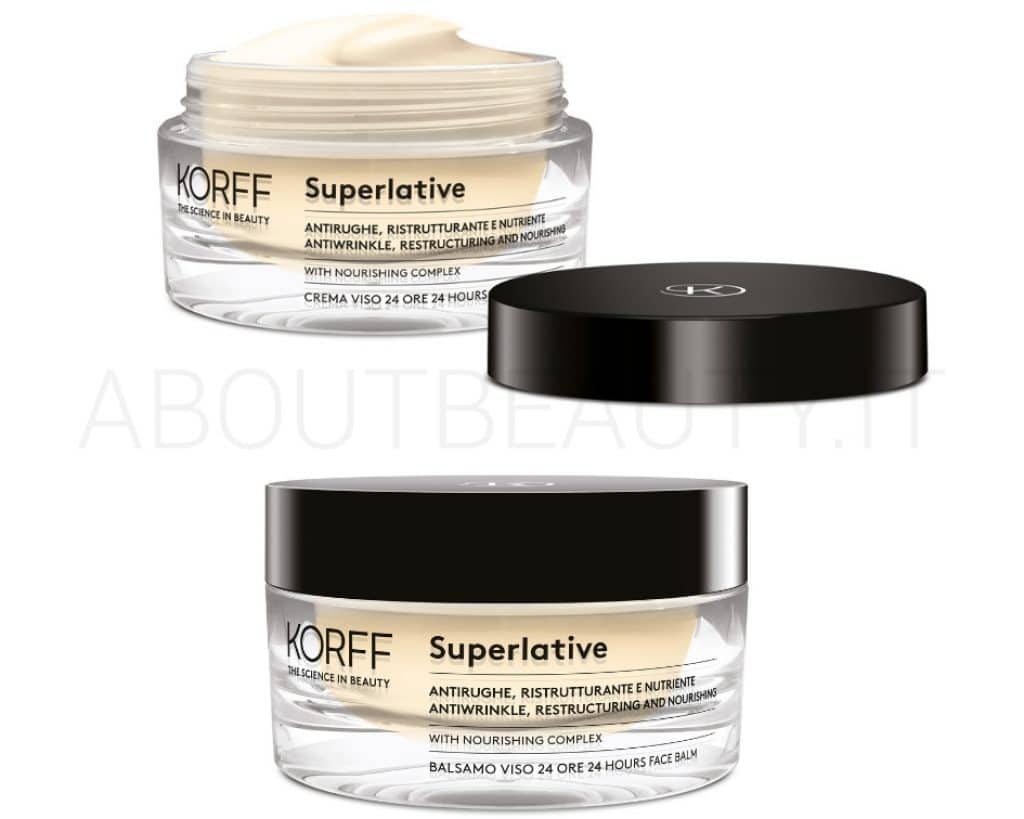 About Beauty Novita autunno 2018 di Korff Superlative Creme Viso