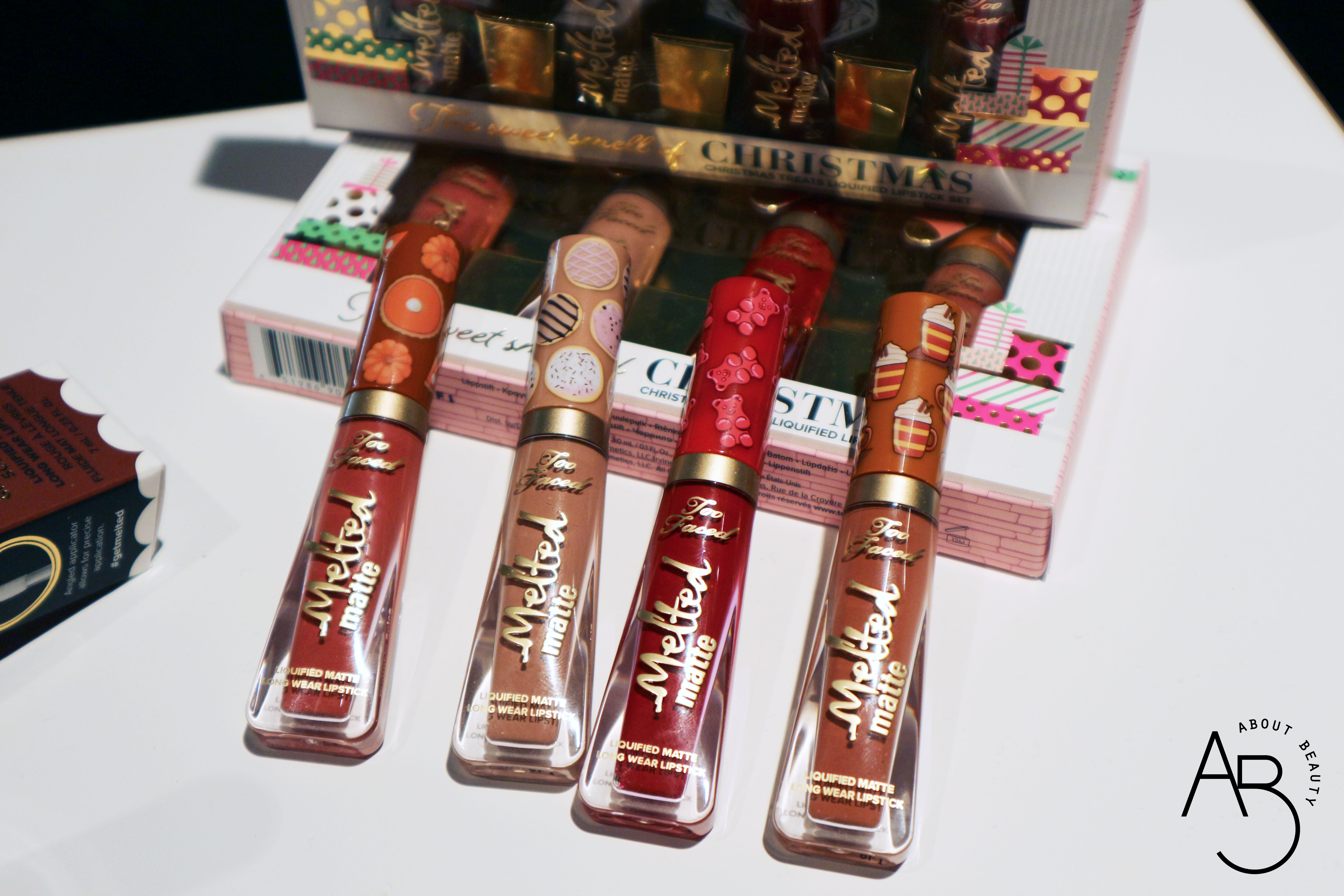 Sephora Natale 2018 Novita da non perdere - Make-up - Too Faced Cofanetti Rossetti liquidi Melted Matte - Review, recensione, swatch, info, prezzo, dove acquistare, data di uscita