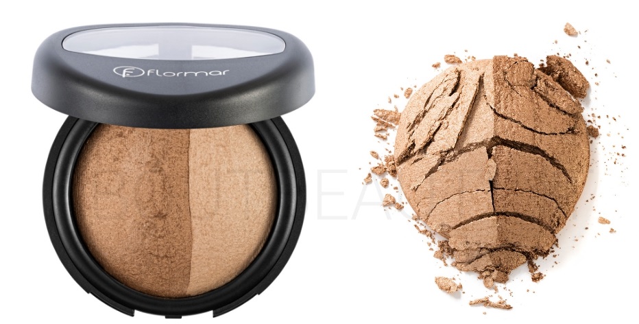 About Beauty Novita Natale 2018 di Flormar Baked Powder Dual Gold - Review, recensione, swatch, dove acquistare, prezzo
