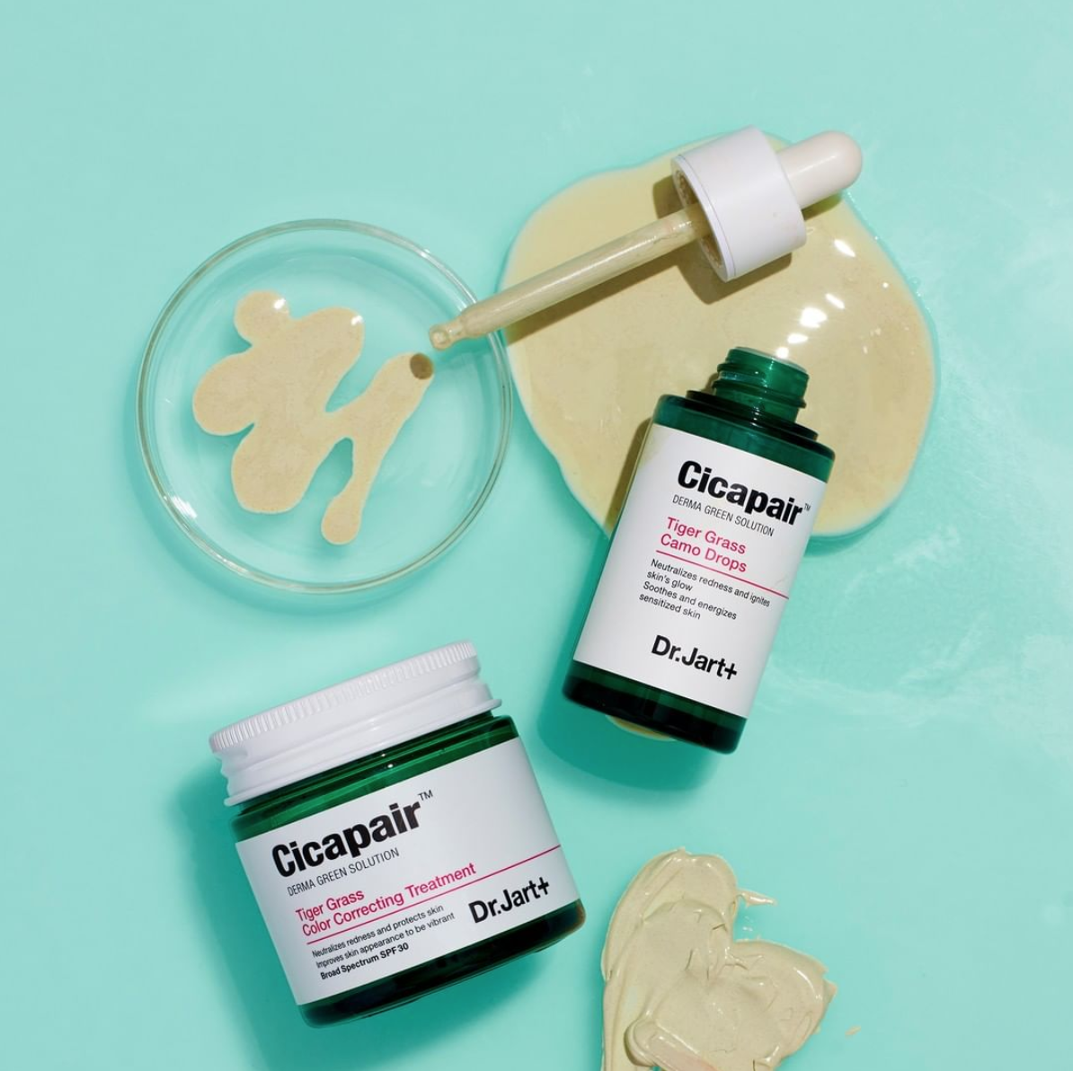 Dr. Jart Cicapair novita 2019 Tiger Grass Cream - Camo Drops - Best Cream Solution Duo Set - review, recensione, info, prezzo, dove acquistare